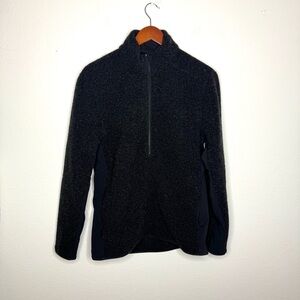 Lululemon Black Tundra Trek‎ 1/2 Zip Pullover Sweater